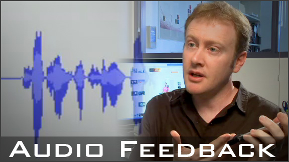 Using audio feedback